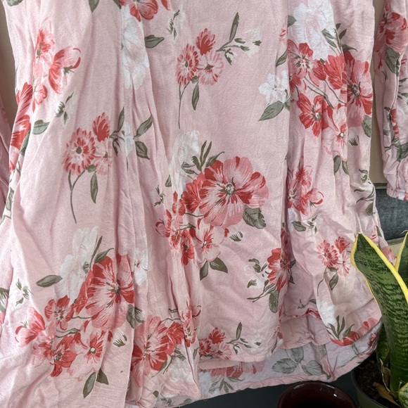 Hollister Pink Floral Long Sleeve Dress - Picture 5 of 9